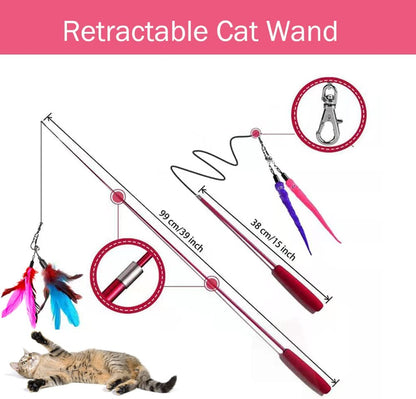 Furry Essentials Cat Toy Wand