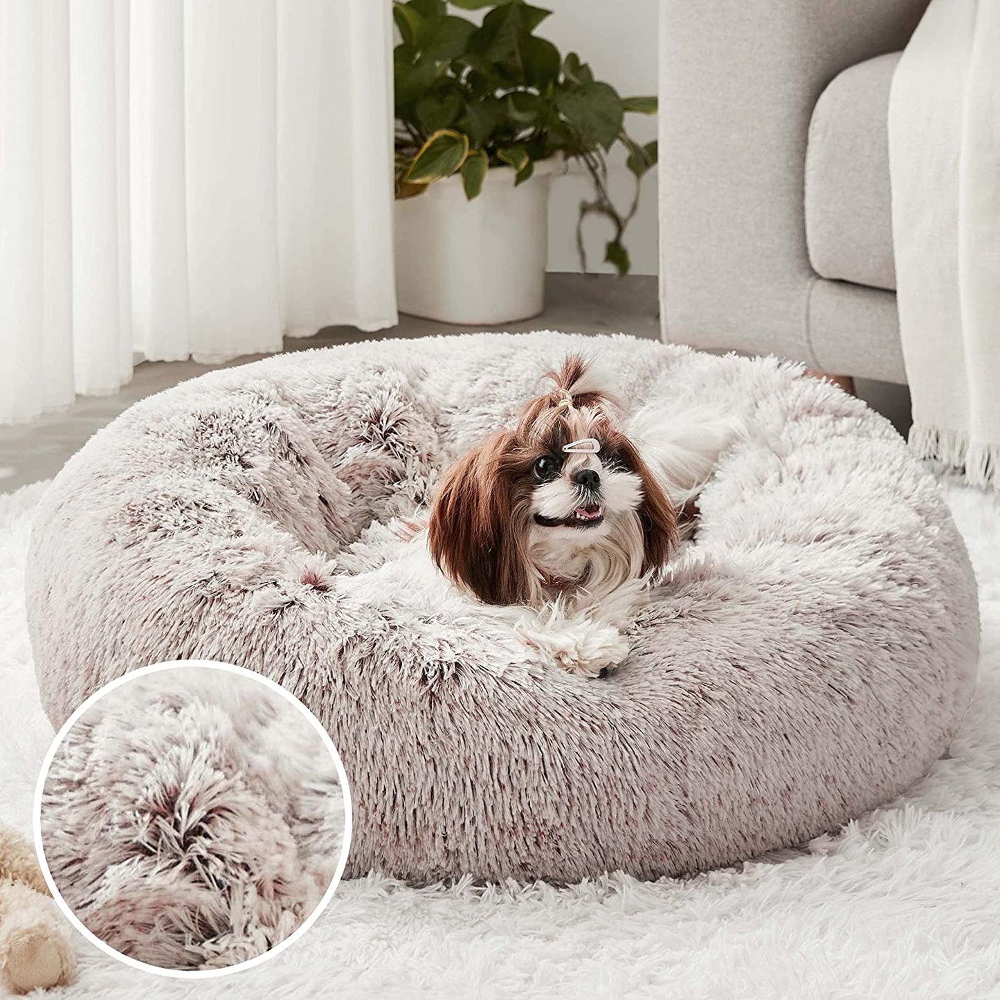 Furry Essentials Fur Dog & Cat Bed