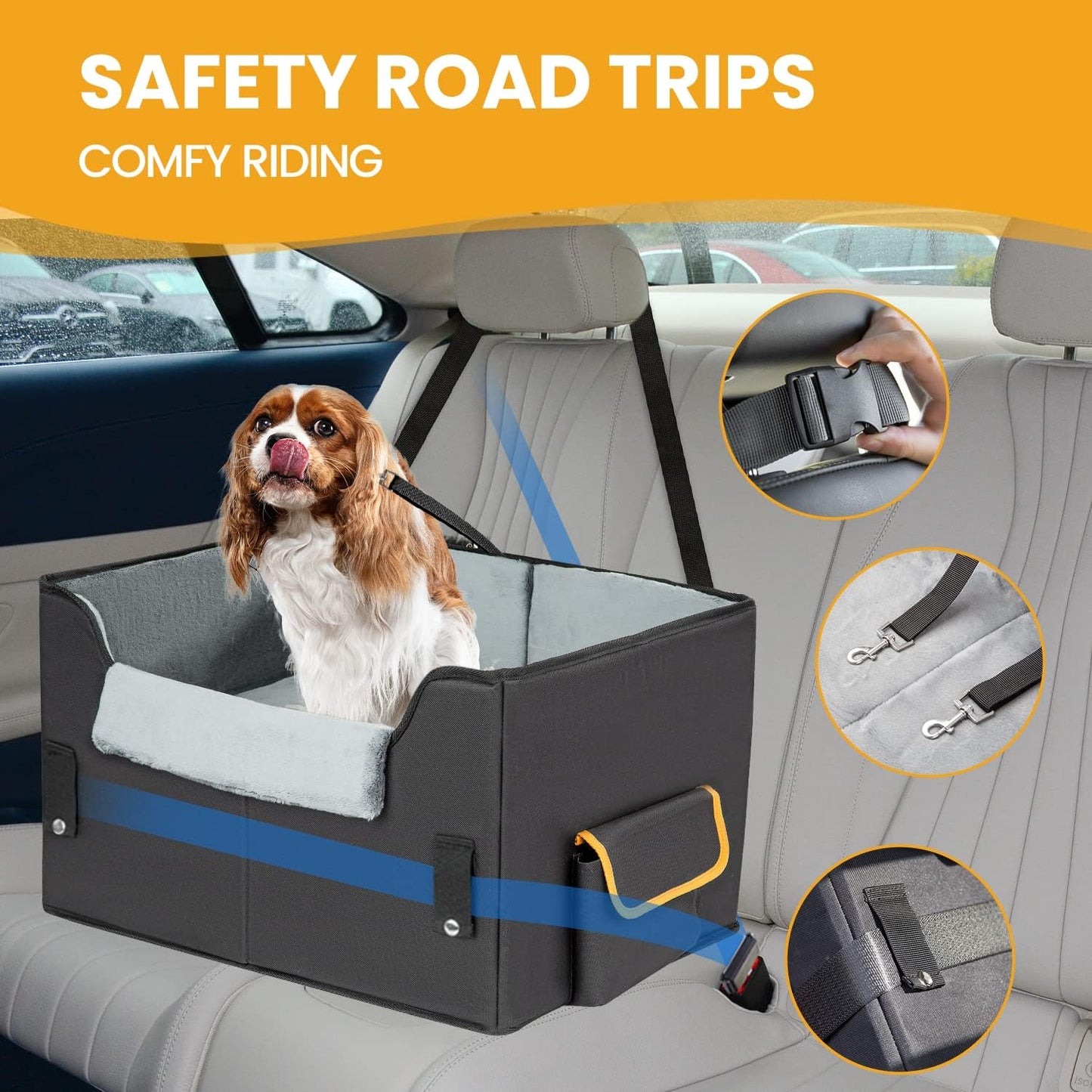 Furry Essentials Car Seat for Small Dogs