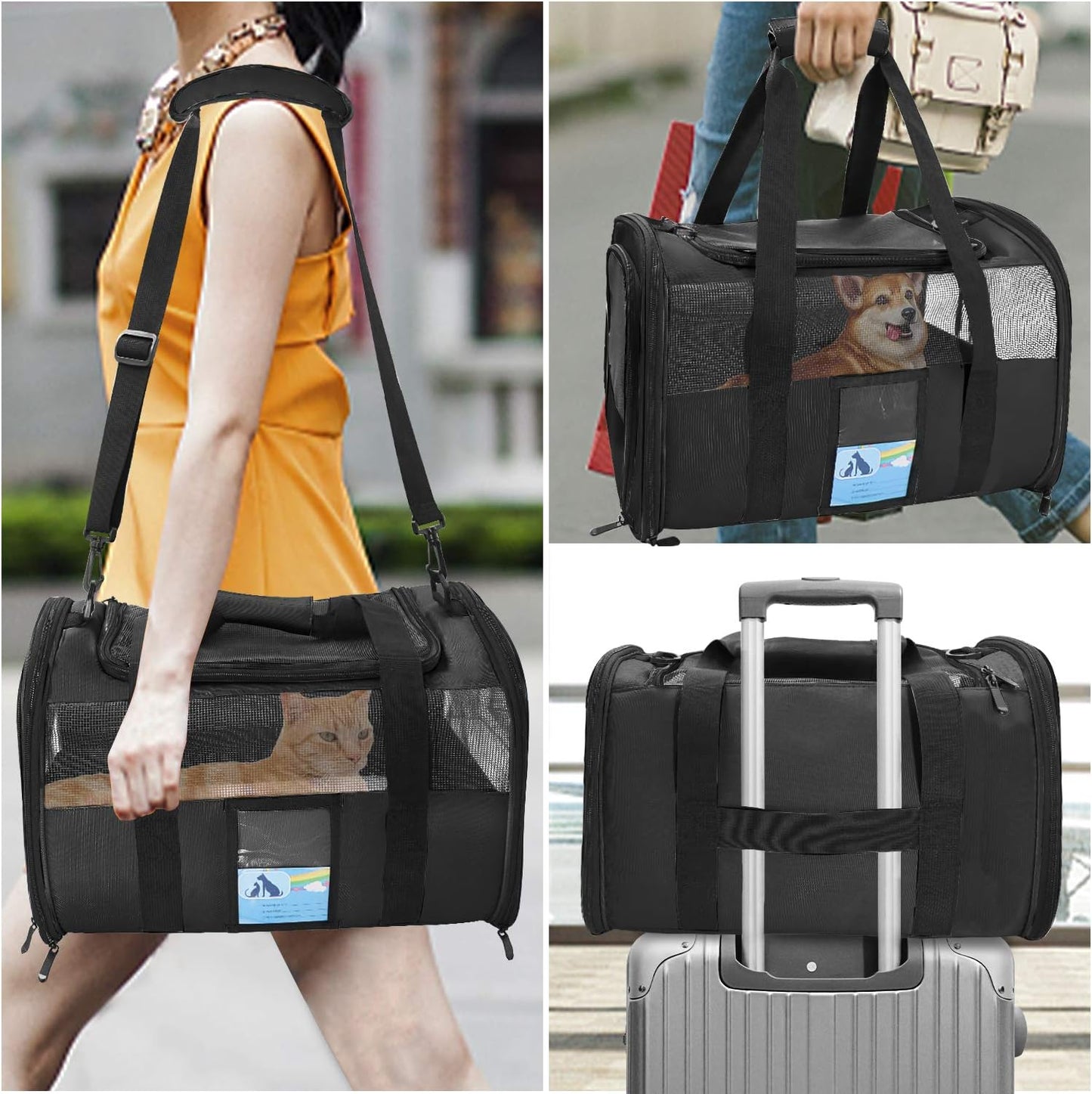 Furry Essentials Small Pet Carrier, Airline Approved