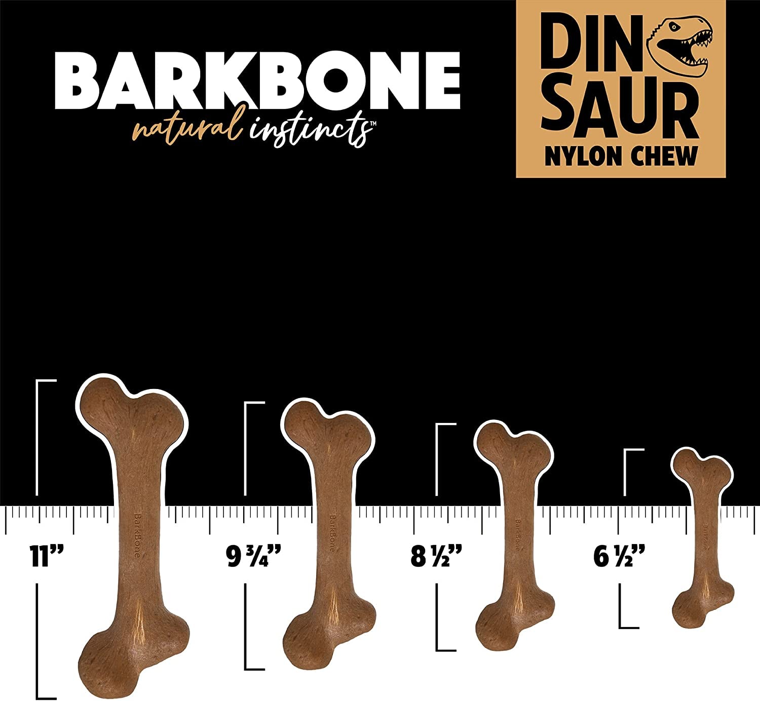 Furry Essentials Dinosaur Barkbone 