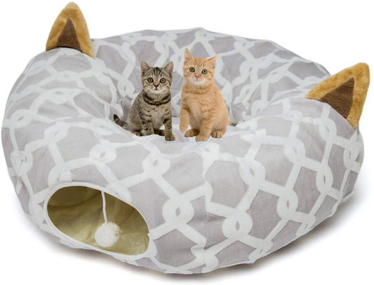Furry Essentials Cat Tunnel Bed 