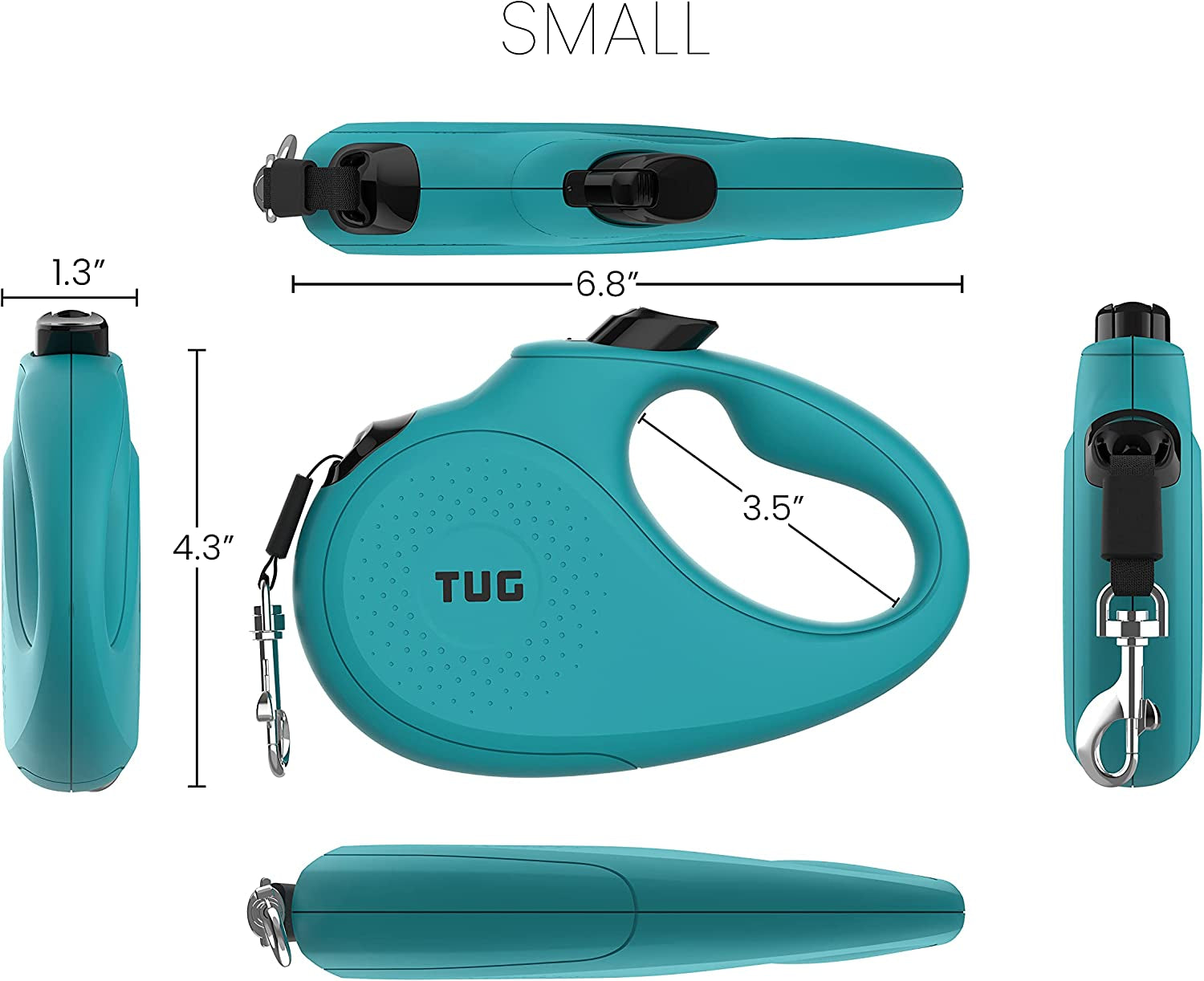 Furry Essentials Tangle-Free Retractable Dog Leash 