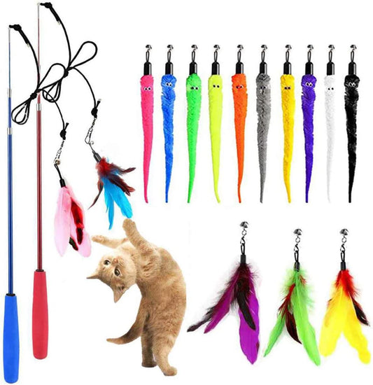 Furry Essentials Cat Toy Wand