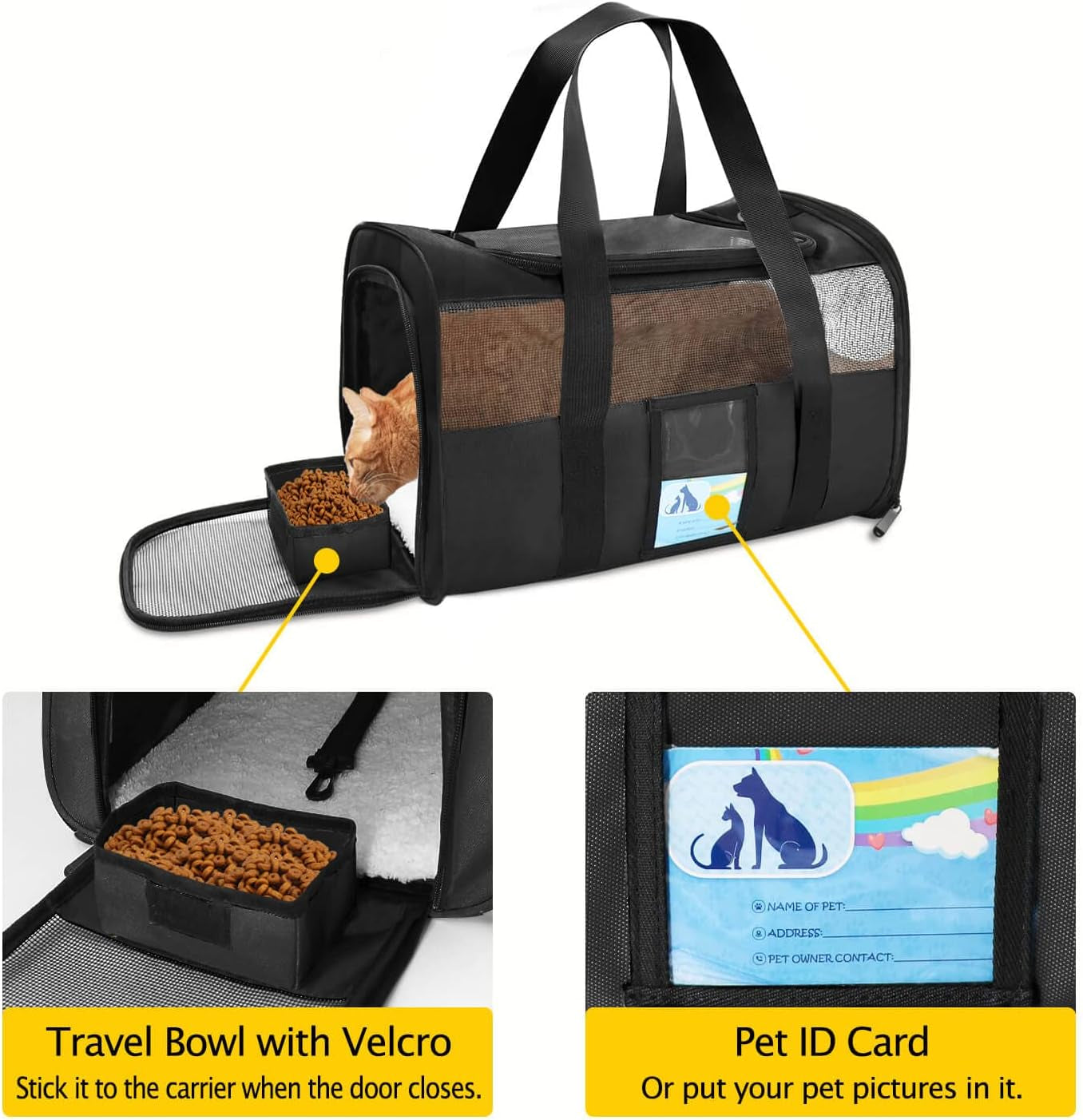 Furry Essentials Small Pet Carrier, Airline Approved