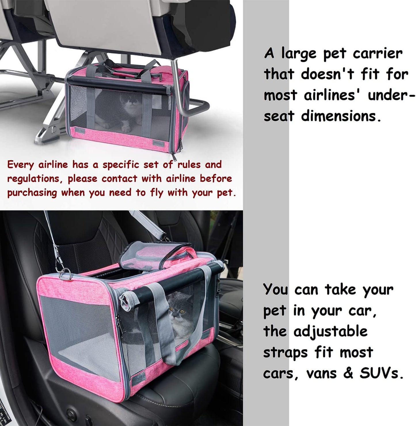 Furry Essentials Cat Carrier