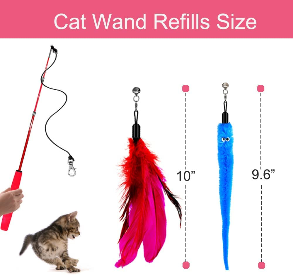 Furry Essentials Cat Toy Wand