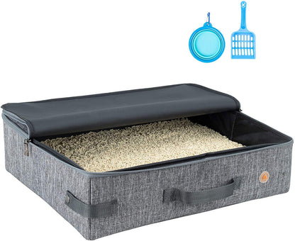 Furry Essentials Portable Cat Travel Litter Box