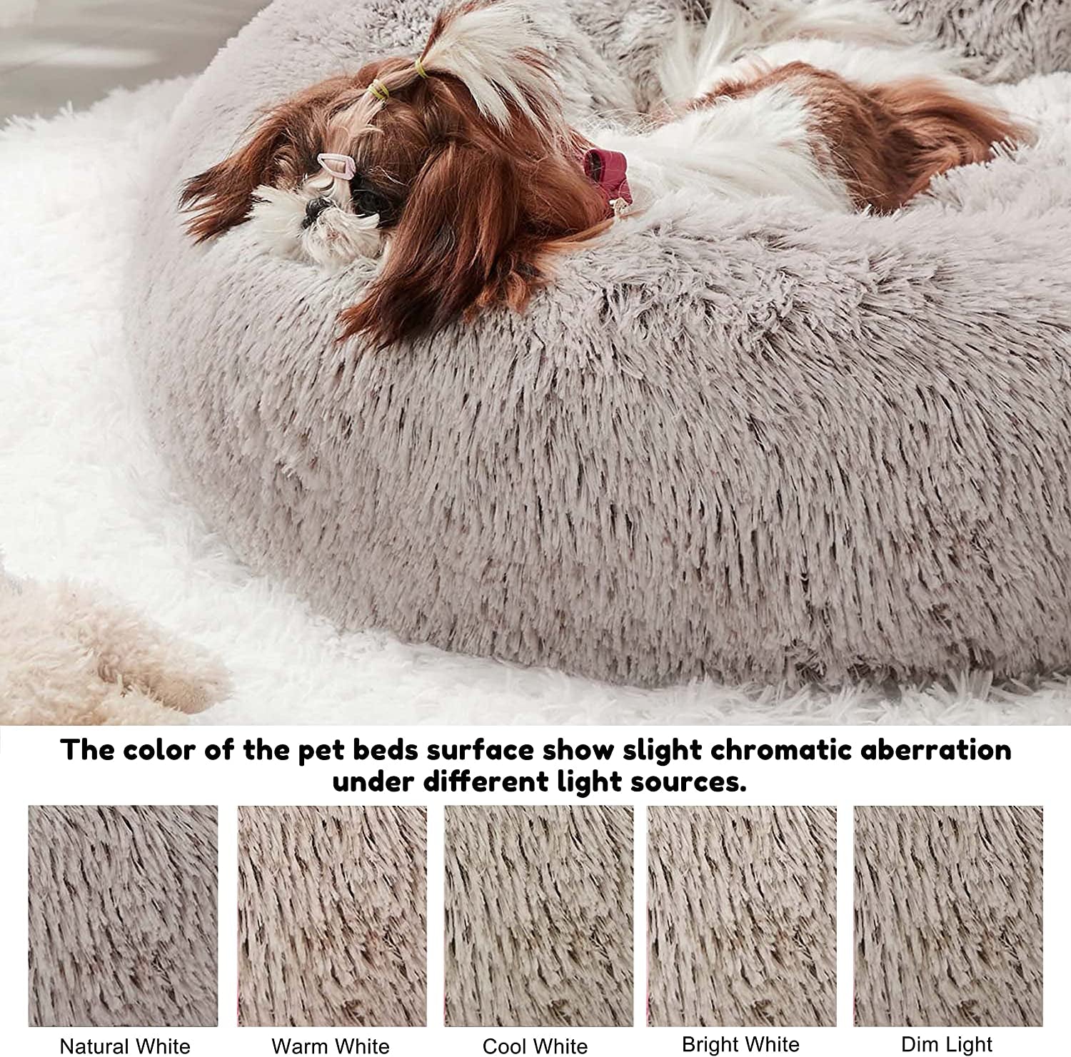 Furry Essentials Fur Dog & Cat Bed