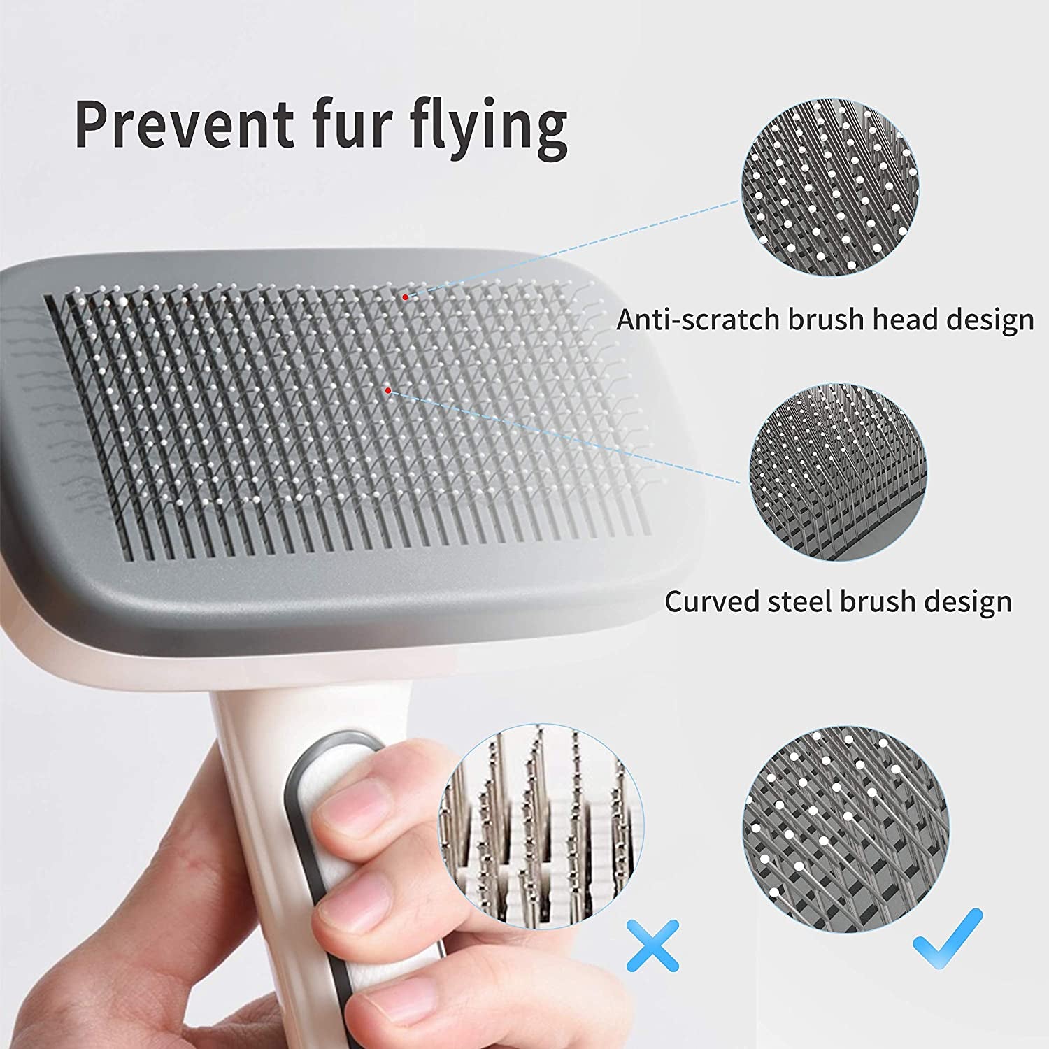 Furry Essentials Cleaning Slicker Brush