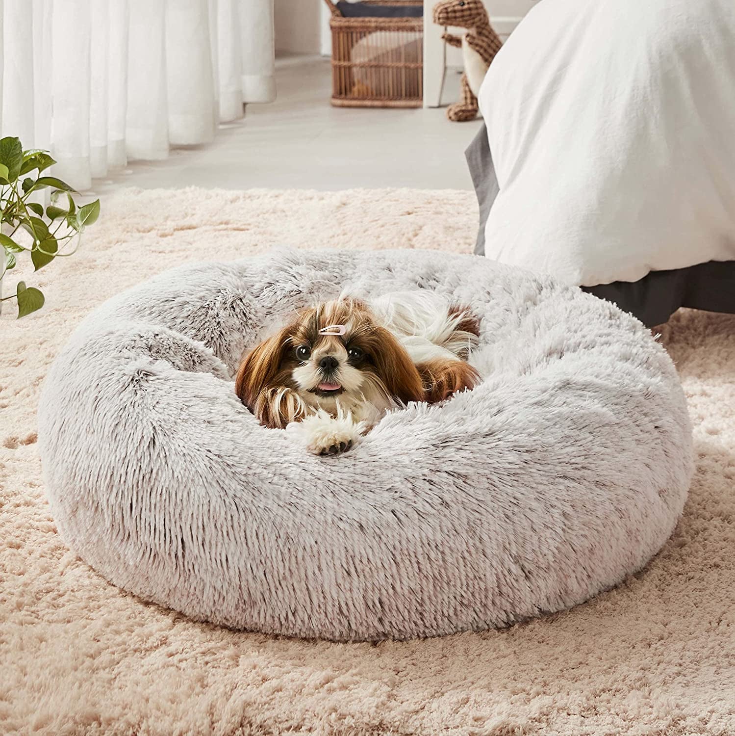 Furry Essentials Fur Dog & Cat Bed