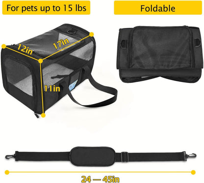 Furry Essentials Small Pet Carrier, Airline Approved