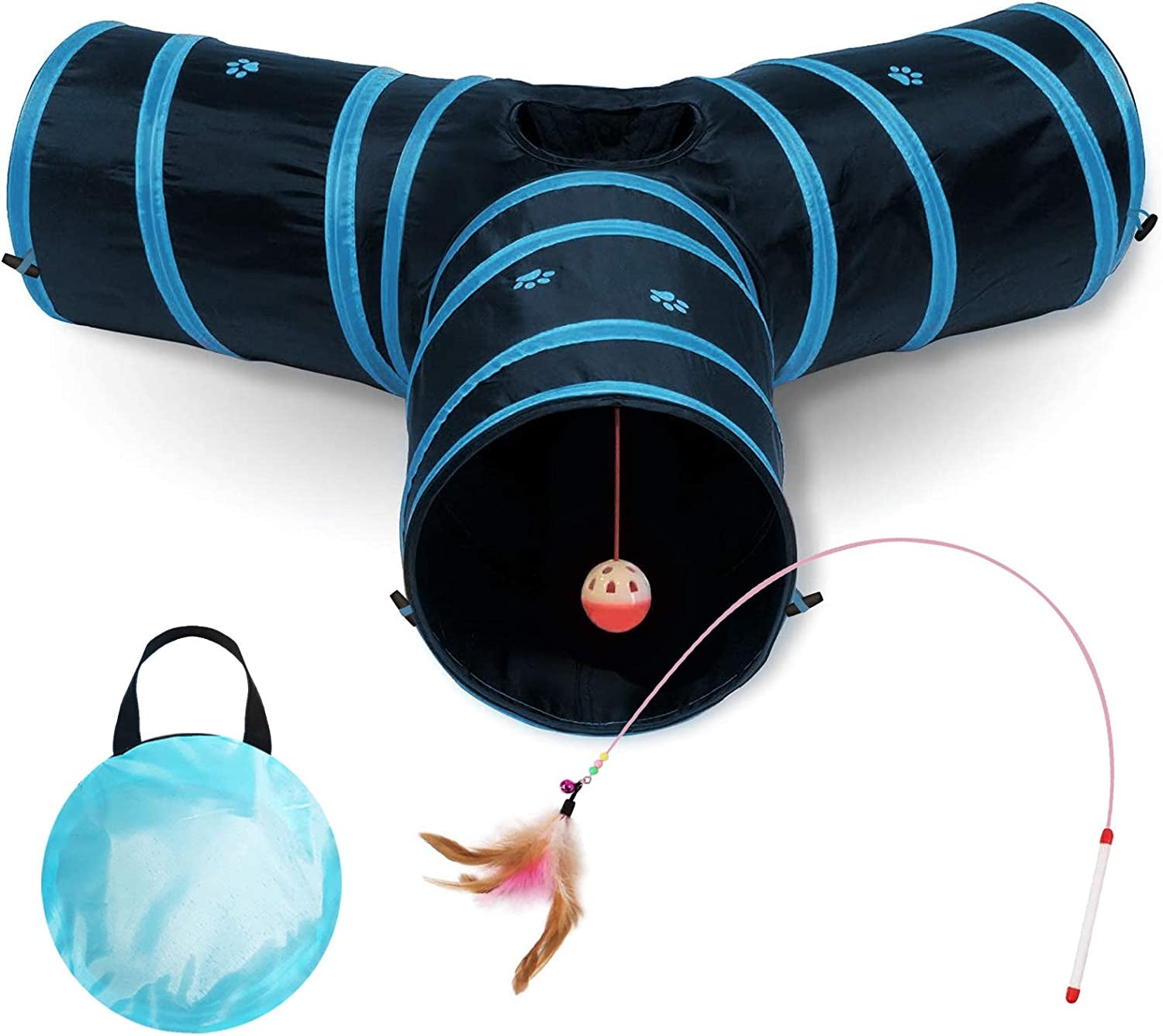 Furry Essentials 3 Way Cat Tunnel